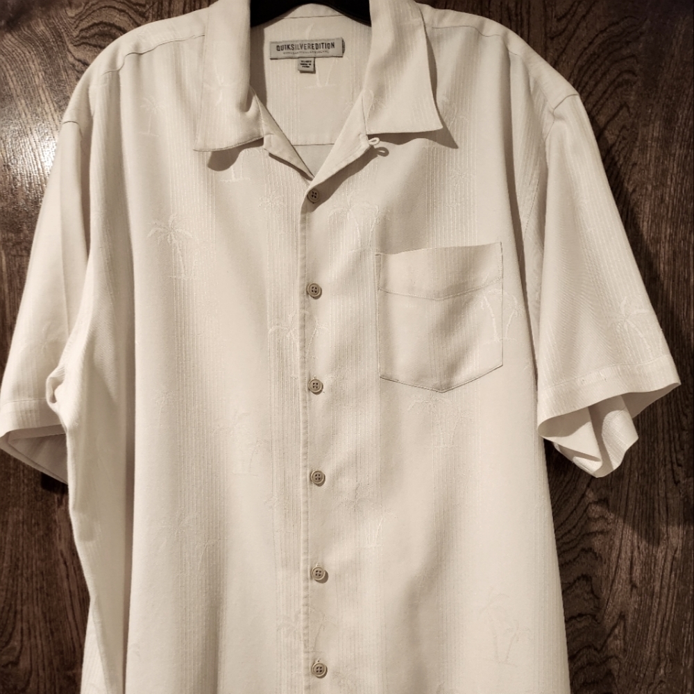 Quicksilver Men's Silk Shirt, Size XL